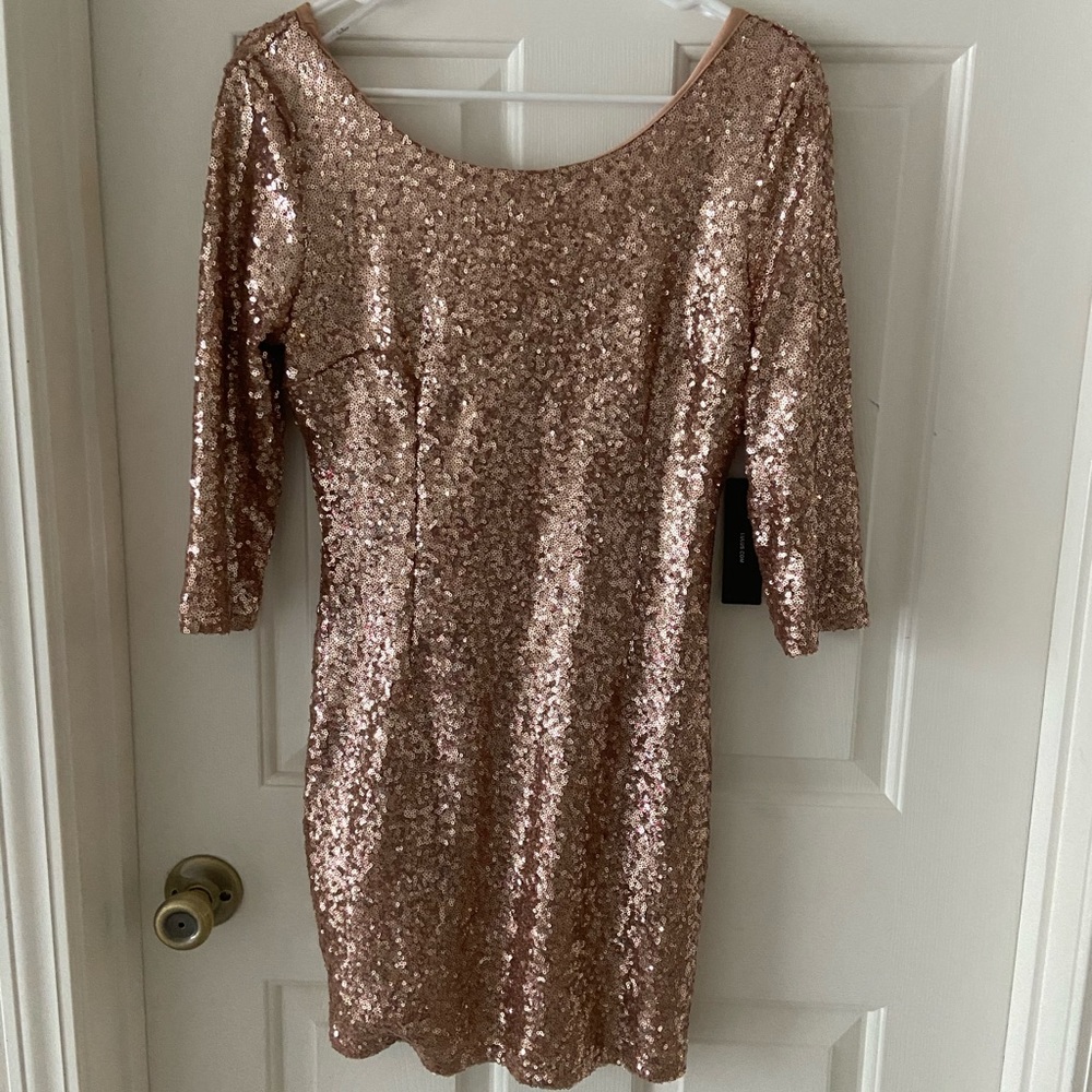 Sequin mini dress